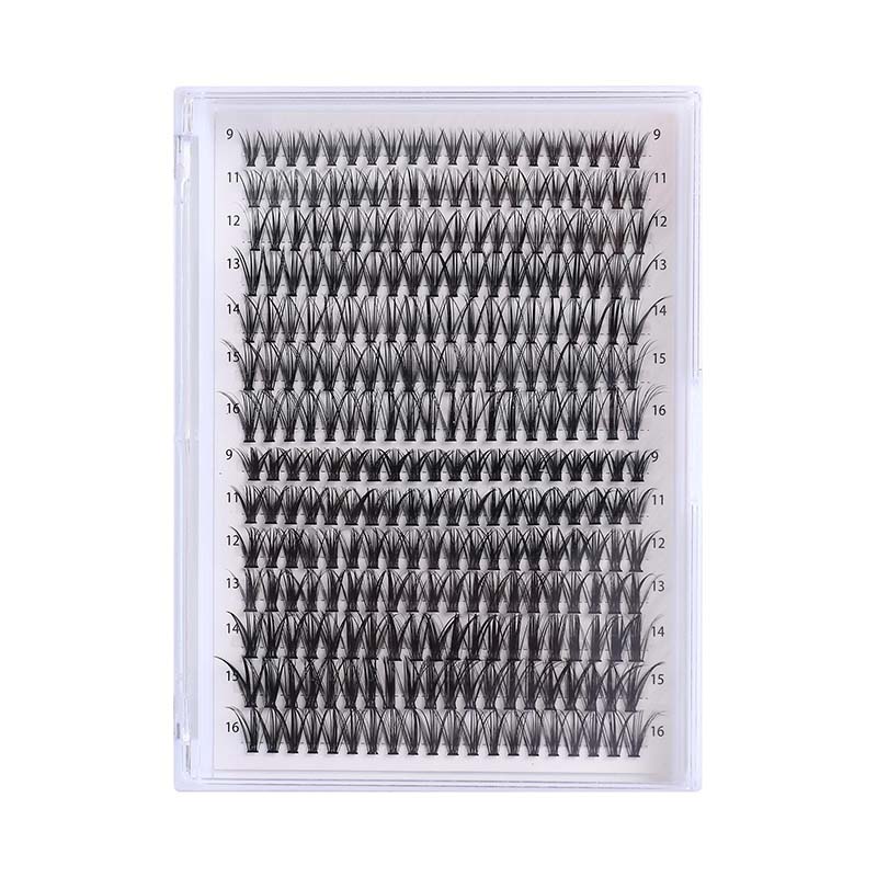 30D 40D 9-18mm رموش عنقودية صينية مختلطة