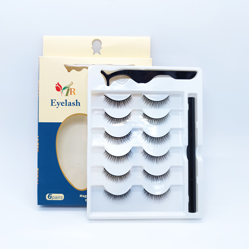 5D False Mink Lashes - Silk - Soft Dramatic Natural Look 1 pair
