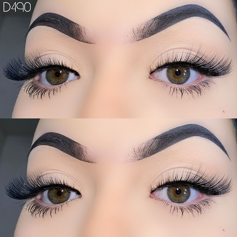 حزمة من 5 أزواج من Angel Wing 3D Eyelash Extension Strip Lash