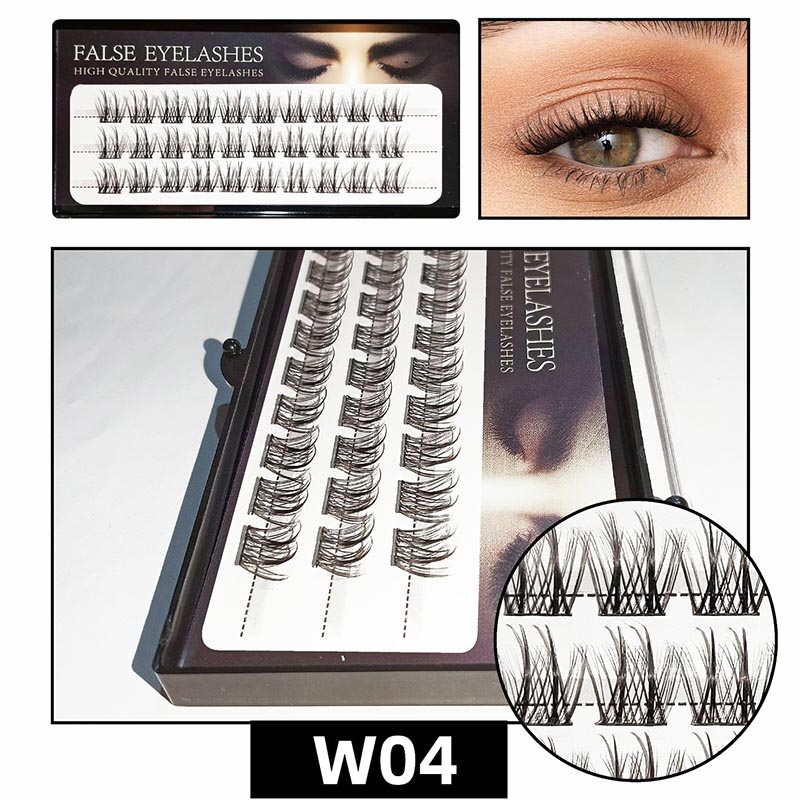 مجموعة رموش فردية بعرض 8-16 مم من D Curl