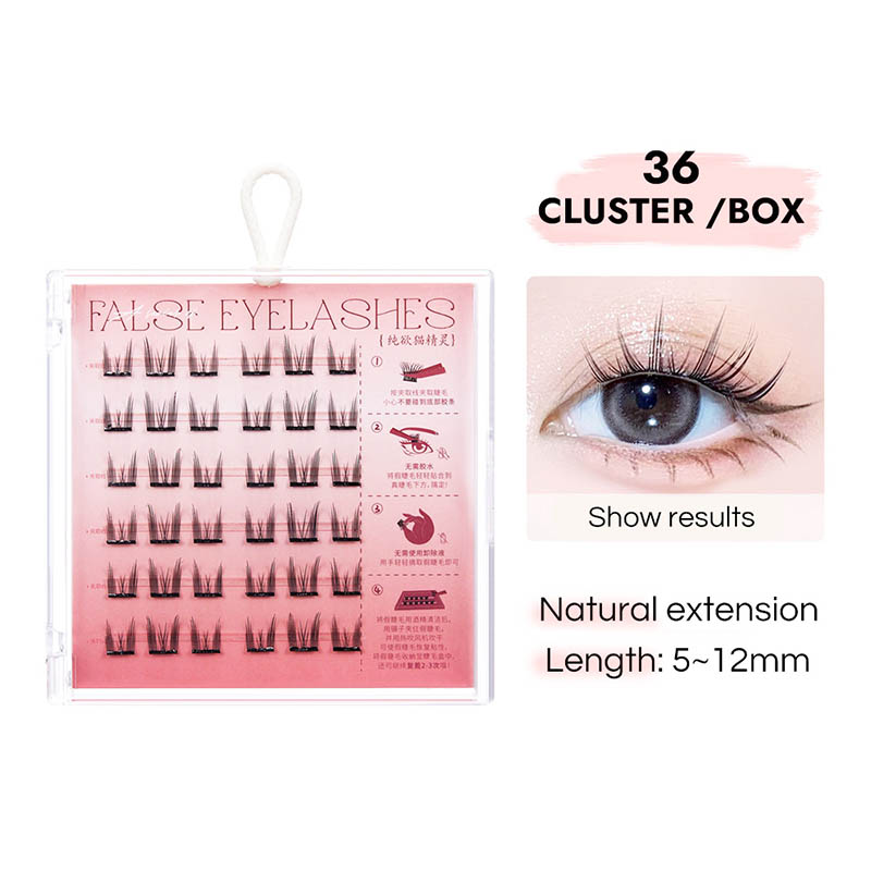 اضغط على طقم امتدادات Lash Cluster Cluster مسبقًا